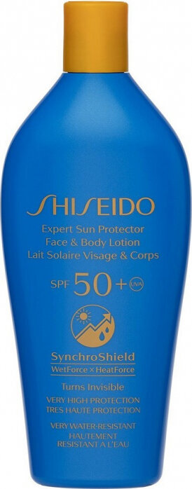 Shiseido Sauļošanās losjons Expert Sun Protector Shiseido Spf 50+ (300 ml) cena un informācija | Sauļošanās krēmi | 220.lv