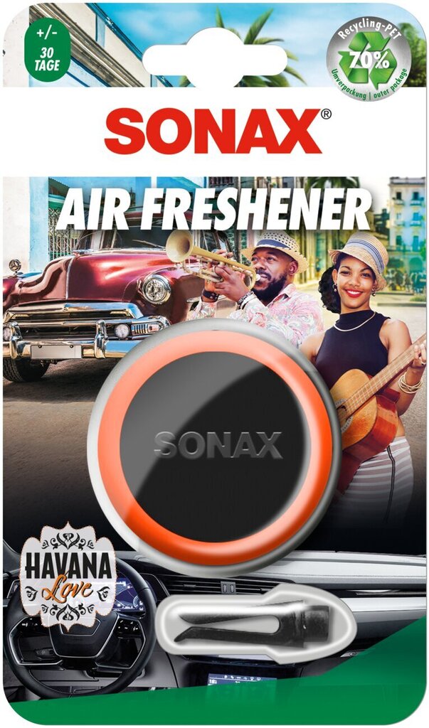 SONAX salona gaisa atsvaidzinātājs automašīnai "Sweet Flamingo" cena un informācija | Auto gaisa atsvaidzinātāji | 220.lv