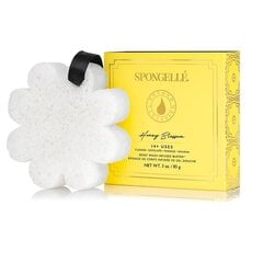 Губка для тела, пропитанная гелем для душа Spongelle White Flower Honey Blossom, 85 г цена и информация | Масла, гели для душа | 220.lv