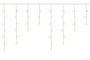 Ziemassvētku lampiņas - lāstekas 300 LED silti balts 31V cena un informācija | Svētku dekorācijas | 220.lv
