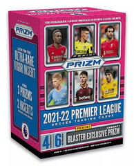 Футбольные карточки Panini Prizm Premier League 2021/2022 Blaster Box, 6 x 4 шт. цена и информация | Коллекционные карточки | 220.lv