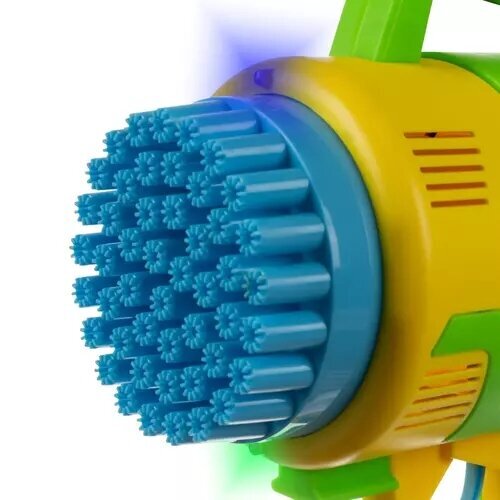 Burbuļošanas mašīna ar LED gaismu, 48 burbuļi + burbuļojošs šķidrums komplektā cena un informācija | Rotaļlietas zēniem | 220.lv