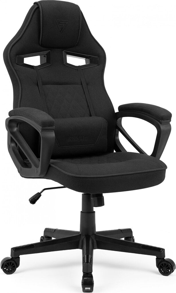 Spēļu krēsls Sense7 Knight, melns цена и информация | Biroja krēsli | 220.lv