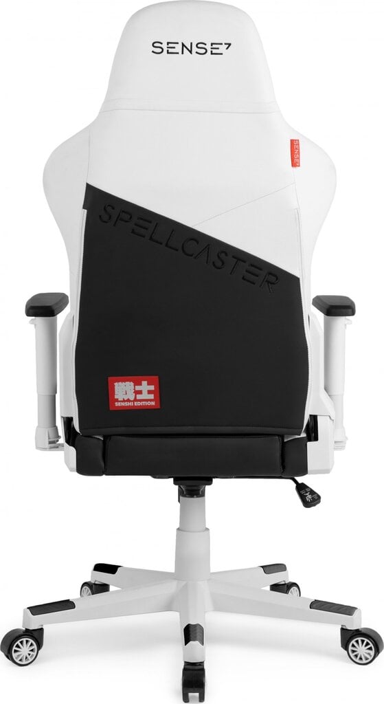 Spēļu krēsls Sense7 Spellcaster Senshi Edition, balts cena un informācija | Biroja krēsli | 220.lv