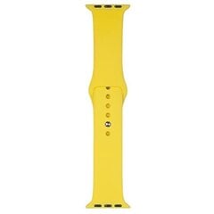 Siksniņa Beline Apple Watch Silicone 42/44/45/49mm, Dzeltena cena un informācija | Viedpulksteņu un viedo aproču aksesuāri | 220.lv