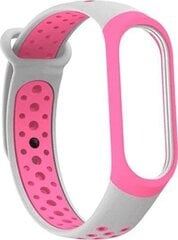 Beline pasek Mi Band 3|4 design różowo-szary|pink-grey цена и информация | Аксессуары для смарт-часов и браслетов | 220.lv