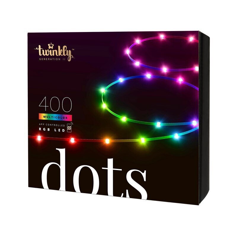 Ziemassvētku vītne 400 RGB 20 m cena un informācija | Ziemassvētku lampiņas, LED virtenes | 220.lv