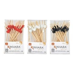 Бамбуковые палочки, набор, 12 x 0.5 x 1 cм, 48 штук цена и информация | Зубные щетки, пасты | 220.lv