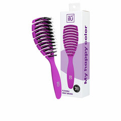 Щетка для распутывания волос Ilū Flexible Vent Фиолетовый цена и информация | Расчески, щетки для волос, ножницы | 220.lv
