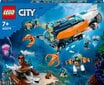 60379 LEGO® City Jūras dzelmes izpētes zemūdene цена и информация | Konstruktori | 220.lv