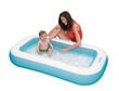 Piepūšamais baseins maziem bērniem 166 x 100 x 28 cm цена и информация | Baseini | 220.lv