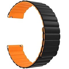 Beline pasek Watch 22mm Magnetic czarno-pomarańczowy black|orange цена и информация | Аксессуары для смарт-часов и браслетов | 220.lv