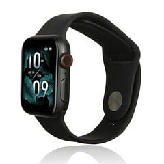 Aproce Beline pasek Apple Watch Silicone 38/40/41mm, Melna cena un informācija | Viedpulksteņu un viedo aproču aksesuāri | 220.lv