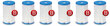 B tipa sūkņa filtru komplekts, 6 gab. cena un informācija | Baseina filtri | 220.lv