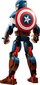 76258 LEGO® Marvel Būvējama Kapteiņa Amerikas figūra cena un informācija | Konstruktori | 220.lv