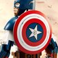 76258 LEGO® Marvel Būvējama Kapteiņa Amerikas figūra cena un informācija | Konstruktori | 220.lv