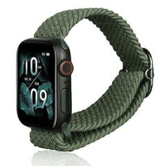 Beline pasek Apple Watch Textile 42|44|45|49mm zielony |green цена и информация | Аксессуары для смарт-часов и браслетов | 220.lv