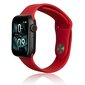 Aproce Beline pasek Apple Watch Silicone 38/40/41mm, Sarkans цена и информация | Viedpulksteņu un viedo aproču aksesuāri | 220.lv