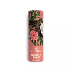 Lūpu balzams Kokosriekstu saldums Orientana, 4,2 g cena un informācija | Lūpu krāsas, balzāmi, spīdumi, vazelīns | 220.lv