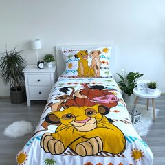 Bērnu gultas veļas komplekts Lion King, 140x200, 2 daļu цена и информация | Детское постельное бельё | 220.lv