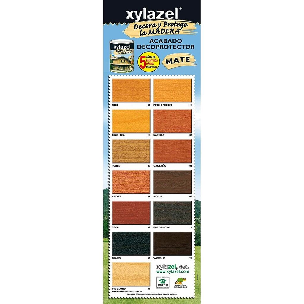 Azūra Xylazel Plus Decora 750 ml Matt Sapele cena un informācija | Grunts, špaktelis  | 220.lv
