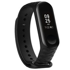 Aproce Beline pasek Mi Band 7/6/5, Melna цена и информация | Аксессуары для смарт-часов и браслетов | 220.lv