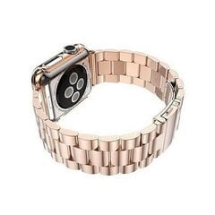 Mercury pasek Metal Apple Watch 38|40|41 mm różowo złoty|pink gold цена и информация | Аксессуары для смарт-часов и браслетов | 220.lv