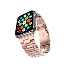 Mercury pasek Metal Apple Watch 38|40|41 mm różowo złoty|pink gold цена и информация | Аксессуары для смарт-часов и браслетов | 220.lv