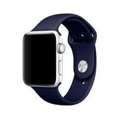 Mercury pasek Silicon Apple Watch 38|40| 41 mm niebieski|navy цена и информация | Аксессуары для смарт-часов и браслетов | 220.lv