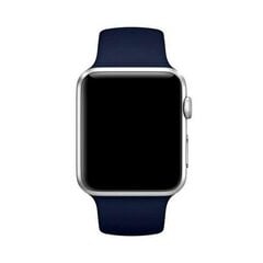 Mercury pasek Silicon Apple Watch 38|40| 41 mm niebieski|navy цена и информация | Аксессуары для смарт-часов и браслетов | 220.lv