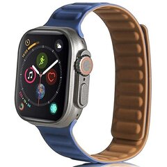 Aproce Beline pasek Apple Watch Magnetic 42/44/45/49mm, Zila cena un informācija | Viedpulksteņu un viedo aproču aksesuāri | 220.lv