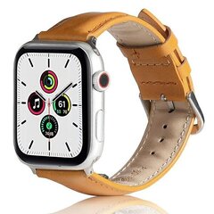 Beline pasek Apple Watch Leather 42|44|45|49mm jasnobrązowy |light brown цена и информация | Аксессуары для смарт-часов и браслетов | 220.lv