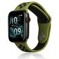 Aproce Beline pasek Apple Watch Sport Silicone 42/44/45/49mm, Zaļš/Melns цена и информация | Viedpulksteņu un viedo aproču aksesuāri | 220.lv