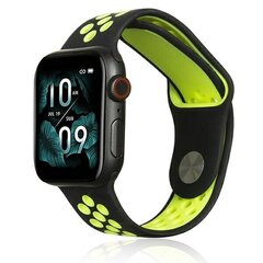 Beline pasek Apple Watch Sport Silicone 38|40|41mm czarno-limonkowy black|lime цена и информация | Аксессуары для смарт-часов и браслетов | 220.lv