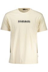 T-krekls vīriešiem Napapijri S-Box SS 3, balts cena un informācija | Vīriešu T-krekli | 220.lv