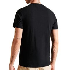 T-krekls vīriešiem Superdry Vintage Logo Emb, melns cena un informācija | Vīriešu T-krekli | 220.lv