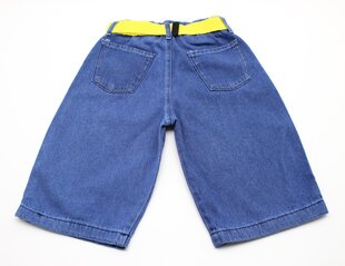 Джинсовые шорты для девочек, синие цена и информация | Шорты из футера с поясом на резинке для девочек Gulliver, разноцветные | 220.lv