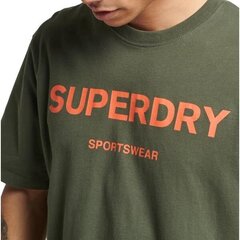 T-krekls vīriešiem Superdry Code Core Sport, zaļš cena un informācija | Vīriešu T-krekli | 220.lv