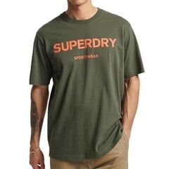 T-krekls vīriešiem Superdry Code Core Sport, zaļš cena un informācija | Vīriešu T-krekli | 220.lv