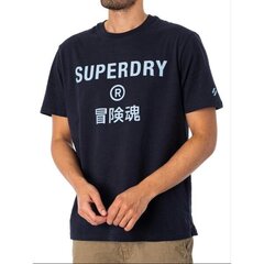 T-krekls vīriešiem Superdry Code Core Sport, zils cena un informācija | Vīriešu T-krekli | 220.lv