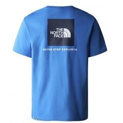 M s/s red box tee the north face for men's blue nf0a2tx2lv6 NF0A2TX2LV6 цена и информация | Мужские футболки | 220.lv