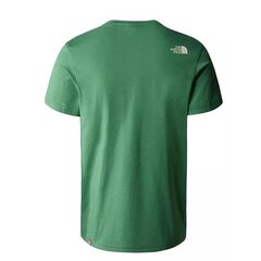 M s/s simple dome tee the north face for men's green nf0a2tx5n11 NF0A2TX5N11 цена и информация | Мужские футболки | 220.lv