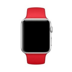 Mercury pasek Silicon Apple Watch 42|44| 45 mm czerwony|red цена и информация | Аксессуары для смарт-часов и браслетов | 220.lv