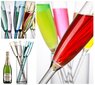 Krāsainas kokteiļu glāzes ar iespiežamiem galiem, 6 gab cena un informācija | Svētku dekorācijas | 220.lv