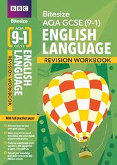 BBC Bitesize AQA GCSE (9-1) English Language Workbook - 2023 and 2024 exams: for home learning, 2022 and 2023 assessments and exams цена и информация | Книги для подростков и молодежи | 220.lv