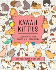 Kawaii Kitties: Learn How to Draw 75 Cats in All Their Glory, Volume 6 цена и информация | Книги об искусстве | 220.lv