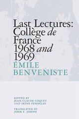 Last Lectures: College De France, 1968 and 1969 cena un informācija | Svešvalodu mācību materiāli | 220.lv