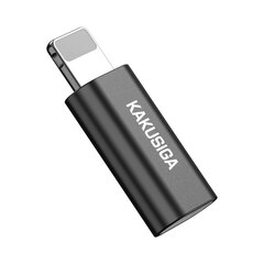 Адаптер MICRO USB TO LIGHTNING - Чёрный Charge&Sync Data цена и информация | Адаптеры и USB разветвители | 220.lv