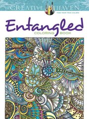 Creative Haven Entangled Coloring Book цена и информация | Книги для самых маленьких | 220.lv