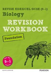 Pearson REVISE Edexcel GCSE Biology Foundation Revision Workbook - 2023 and 2024 exams: for home learning, 2022 and 2023 assessments and exams цена и информация | Книги для подростков и молодежи | 220.lv